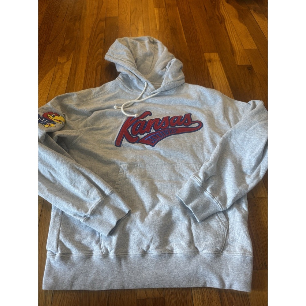 October's Very Own Kansas‎ Jayhawks X NCAA Embroidered Hoodie Women's S Pullover